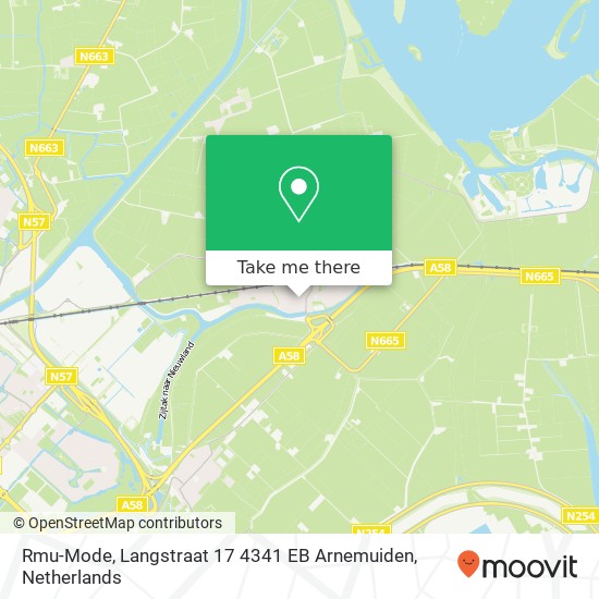 Rmu-Mode, Langstraat 17 4341 EB Arnemuiden map