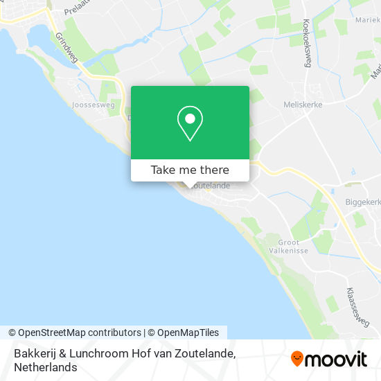 Bakkerij & Lunchroom Hof van Zoutelande map