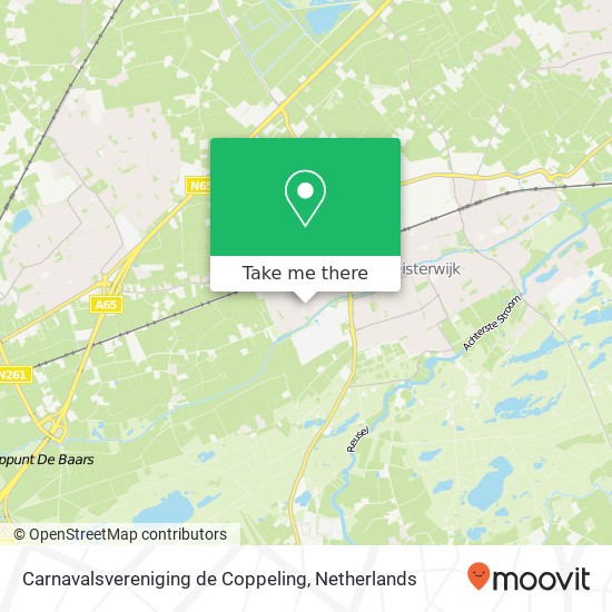 Carnavalsvereniging de Coppeling map