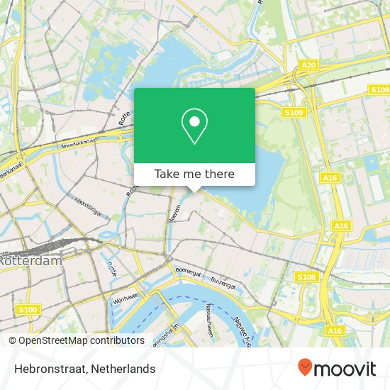 Hebronstraat, Hebronstraat, 3061 Rotterdam, Nederland map