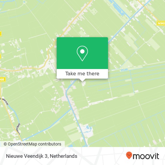 Nieuwe Veendijk 3, 9566 TJ Veelerveen Karte