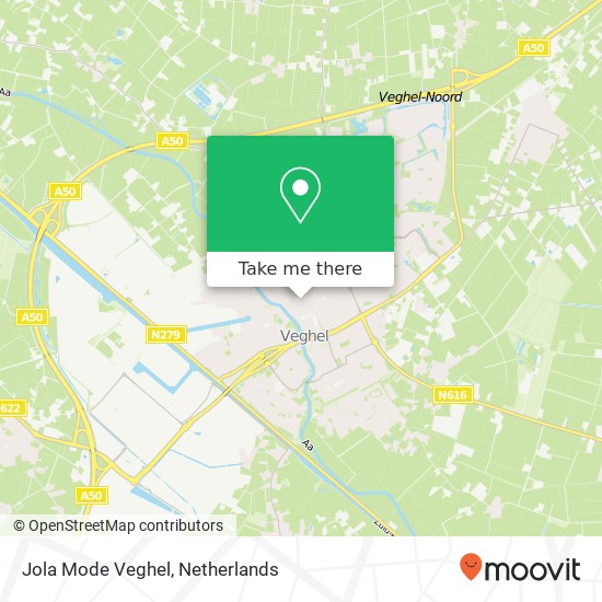 Jola Mode Veghel, Molenwieken 62 5461 KH Veghel Karte