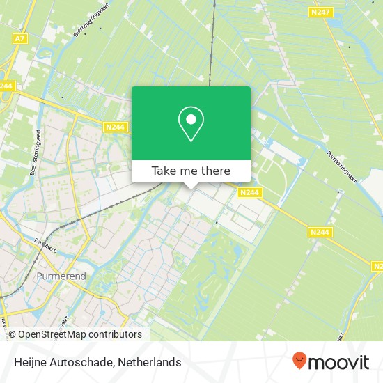 Heijne Autoschade, Maxwellstraat 7 map