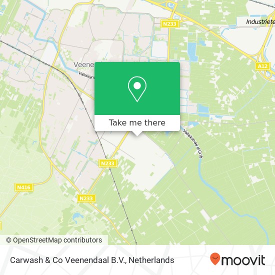 Carwash & Co Veenendaal B.V., Kernreactorstraat 2 Karte