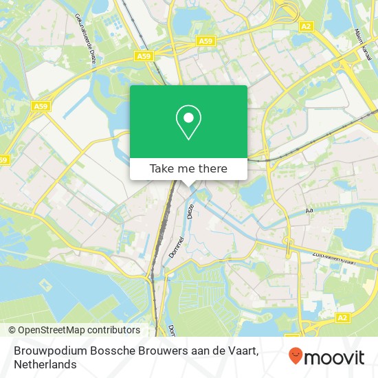 Brouwpodium Bossche Brouwers aan de Vaart, Buitendijkstraat 5211 's-Hertogenbosch Karte