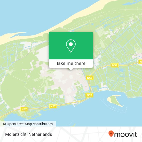 Molenzicht, Molenweg 15 3253 AM Ouddorp Karte