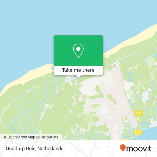 Ouddorp Duin map
