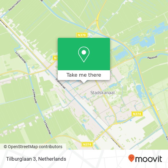Tilburglaan 3, 9501 AK Stadskanaal map