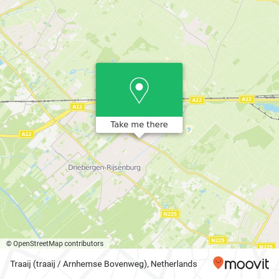 Traaij (traaij / Arnhemse Bovenweg), 3971 MK Driebergen map