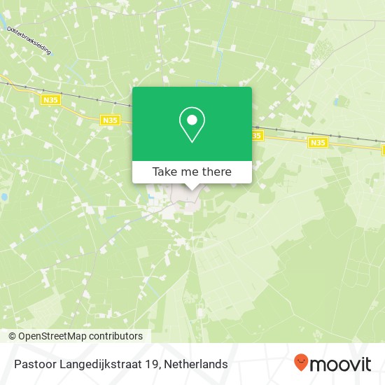 Pastoor Langedijkstraat 19, 7448 AV Haarle map