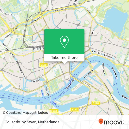 Collectiv. by Swan, Witte de withstraat 30 3012 BP Rotterdam map