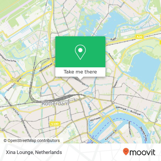 Xina Lounge, Noordsingel 101 3035 EM Rotterdam Karte