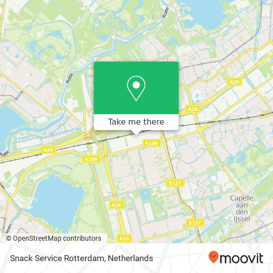 Snack Service Rotterdam, Mangaanstraat 18 3067 GV Rotterdam map