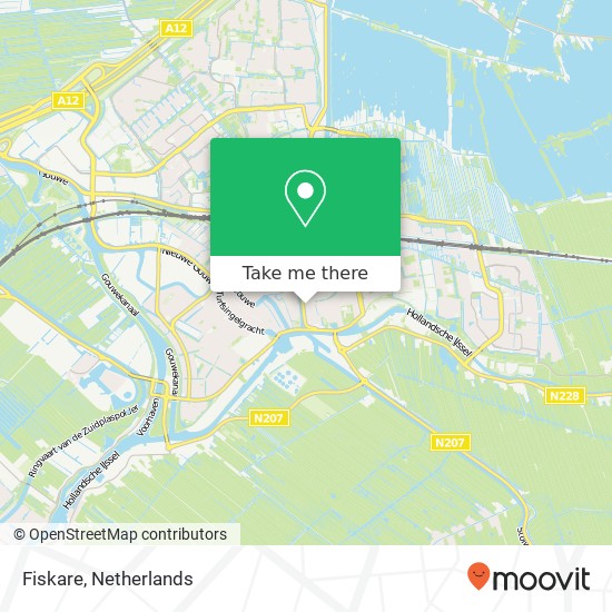 Fiskare, Burgemeester Martensstraat Karte
