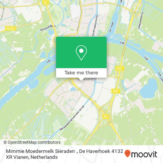 Mimmie Moedermelk Sieraden ., De Haverhoek 4132 XR Vianen map