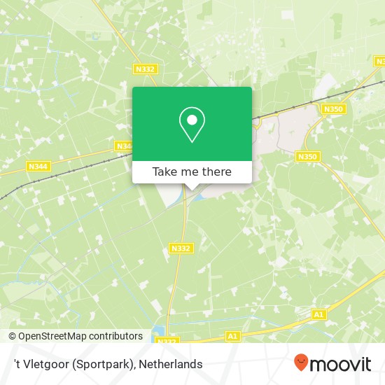 't Vletgoor (Sportpark), Dorperdijk map