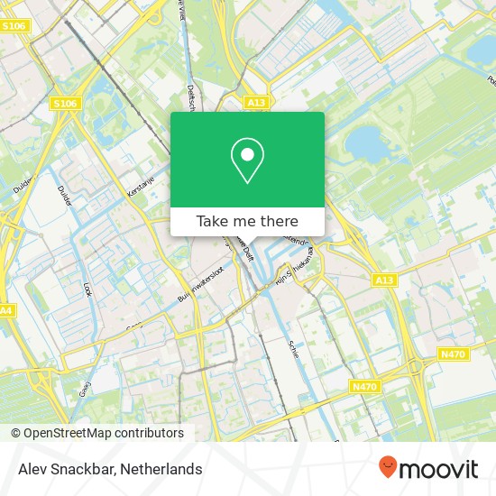 Alev Snackbar, Peperstraat 4 2611 CH Delft Karte