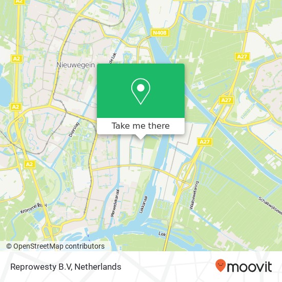 Reprowesty B.V, Overijsselhaven 3433 PH Nieuwegein map