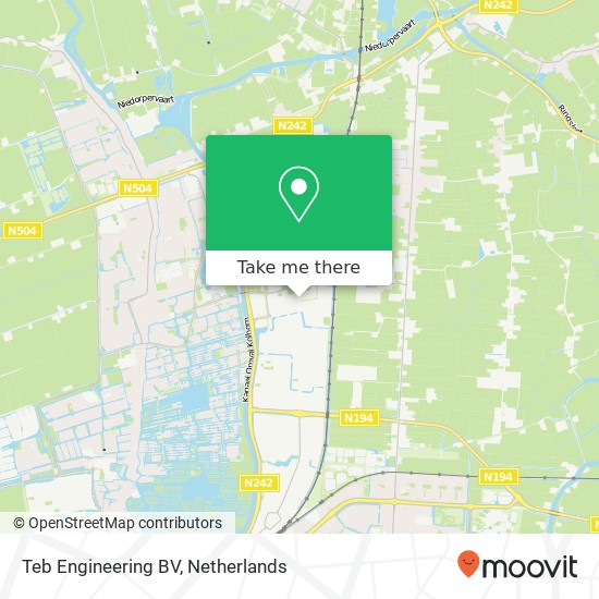 Teb Engineering BV, Flemingstraat 8 map