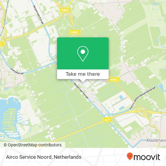 Airco Service Noord, Roald Amundsenstraat 48 map