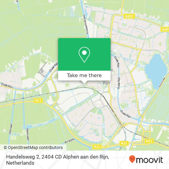 Handelsweg 2, 2404 CD Alphen aan den Rijn Karte