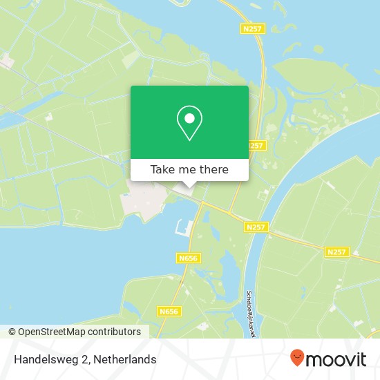 Handelsweg 2, 4675 RC Sint Philipsland Karte