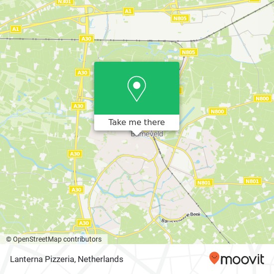 Lanterna Pizzeria, Nederland map