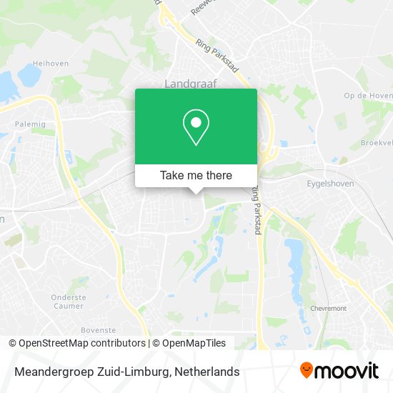 Meandergroep Zuid-Limburg map