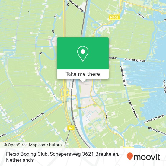 Flexio Boxing Club, Schepersweg 3621 Breukelen map