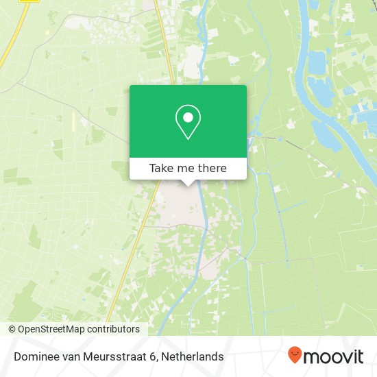 Dominee van Meursstraat 6, 8191 AN Wapenveld map