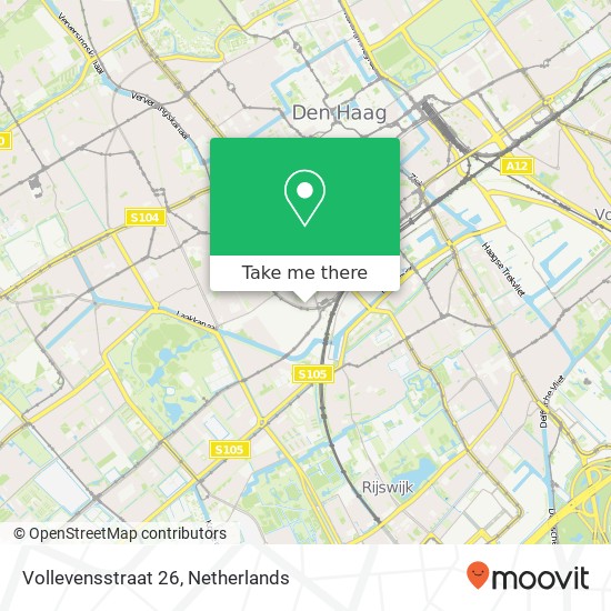 Vollevensstraat 26, 2525 VS Den Haag map