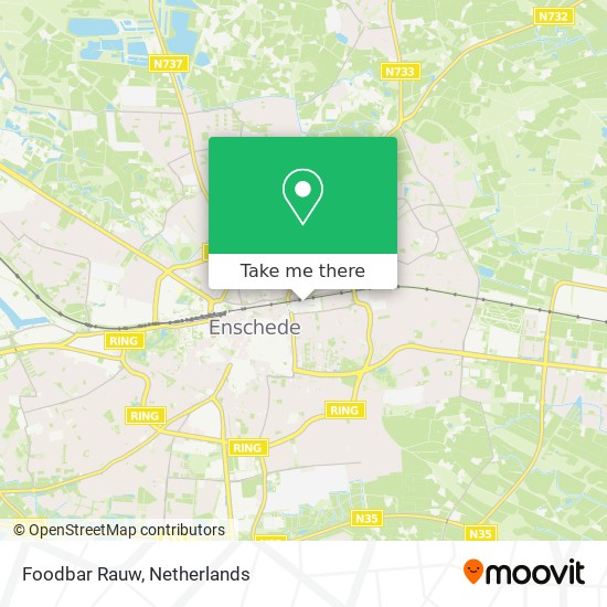 Foodbar Rauw map