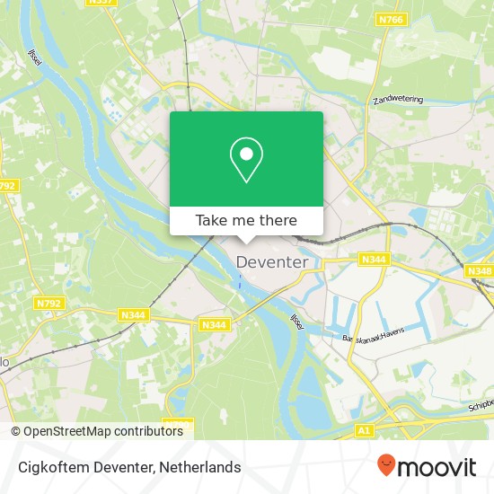 Cigkoftem Deventer, Nieuwstraat 82 7411 LP Deventer map