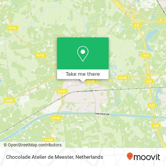 Chocolade Atelier de Meester, Langestraat 9 7491 AA Delden map