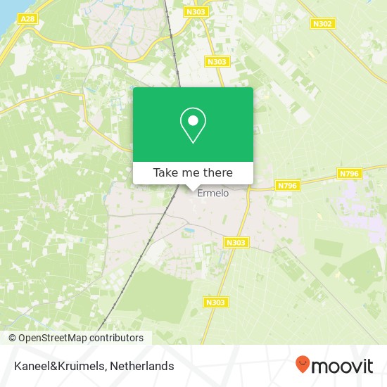 Kaneel&Kruimels, Raadhuisplein 11A 3851 NT Ermelo map