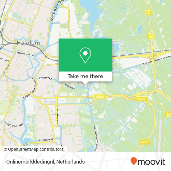 Onlinemerkkledingnl, Strandwal 12 2033 CZ Haarlem map