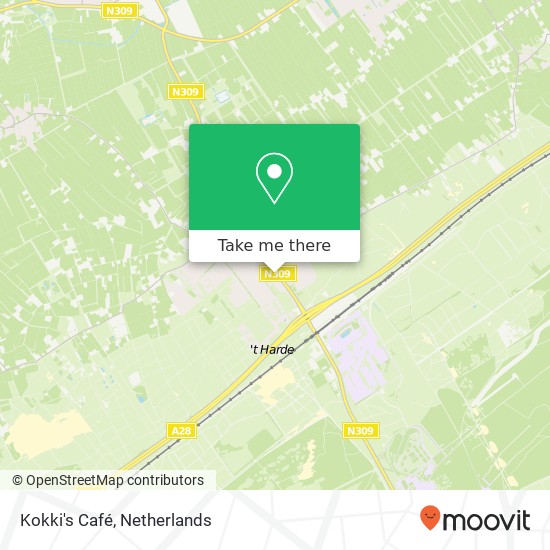 Kokki's Café, Eperweg 62 8084 HH 't Harde Karte