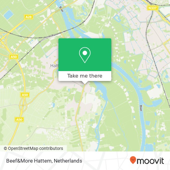 Beef&More Hattem, Nieuweweg 85 8051 EB Hattem map