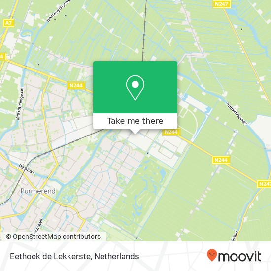 Eethoek de Lekkerste, Newtonstraat 77 1446 VS Purmerend Karte