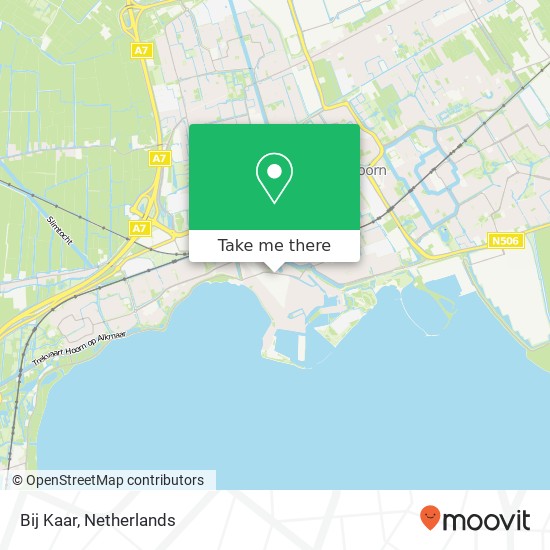 Bij Kaar, Gedempte Turfhaven 46 1621 HG Hoorn map