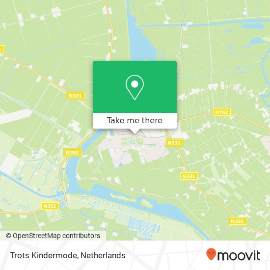 Trots Kindermode, Voorpoort 4A 8325 CM Vollenhove map