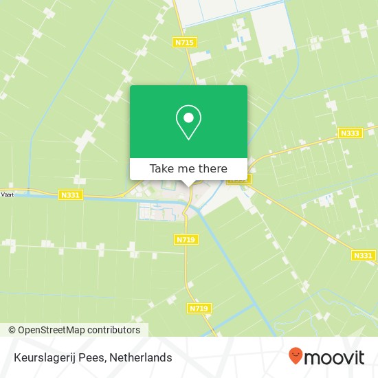 Keurslagerij Pees, Breestraat 41 8316 AP Marknesse Karte