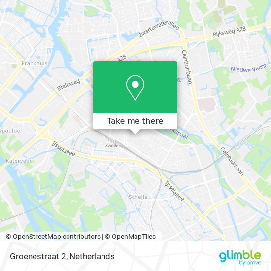 Groenestraat 2 Karte