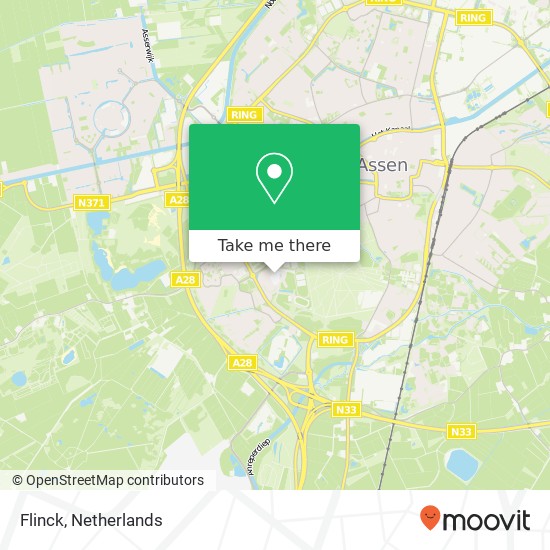 Flinck, Stadsbroek 17 9405 BK Assen map