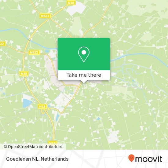 Goedlenen NL, Winterswijkseweg 2 map