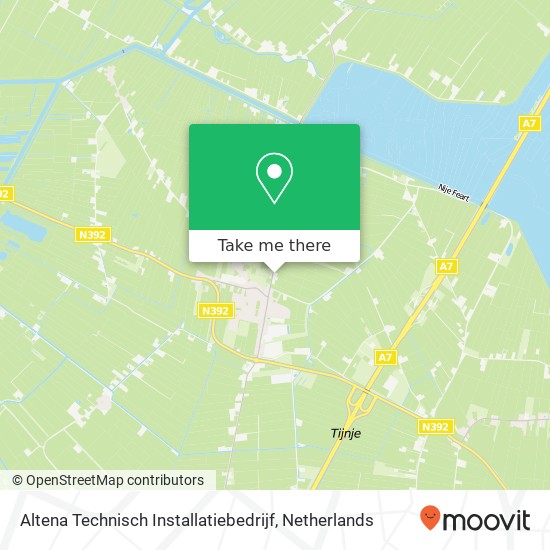 Altena Technisch Installatiebedrijf, Rolbrêgedyk 10 map