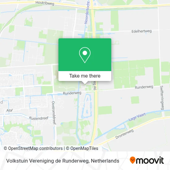 Volkstuin Vereniging de Runderweg map