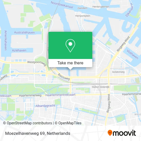 Moezelhavenweg 69 map