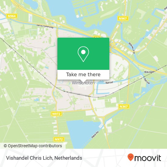 Vishandel Chris Lich, Venne 101 9671 EP Winschoten map