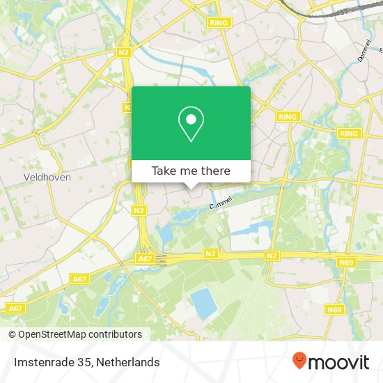 Imstenrade 35, 5655 BL Eindhoven Karte